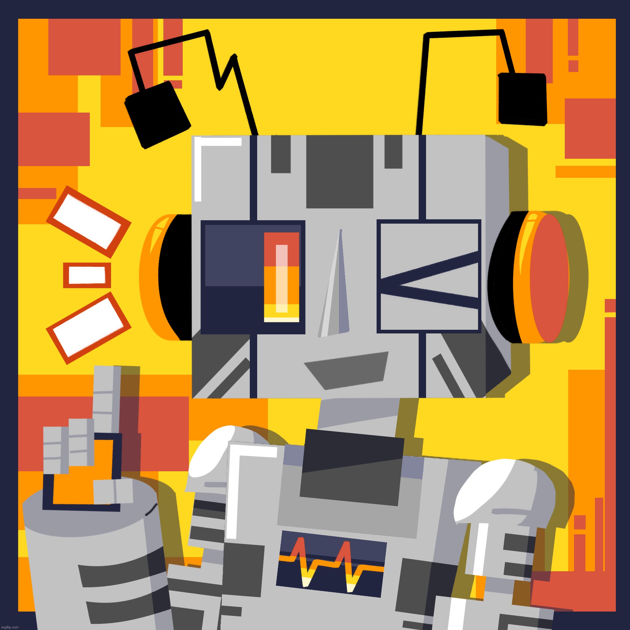 Zerobot icon reremaster because it’s been 2 years since i’ve made a Zerobot icon (old ver in the comments) | image tagged in lineless art,zerobot,remaster | made w/ Imgflip meme maker
