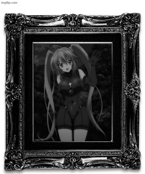 Irina Shidou painting | image tagged in lenin,dxd,angel,highschool dxd | made w/ Imgflip meme maker