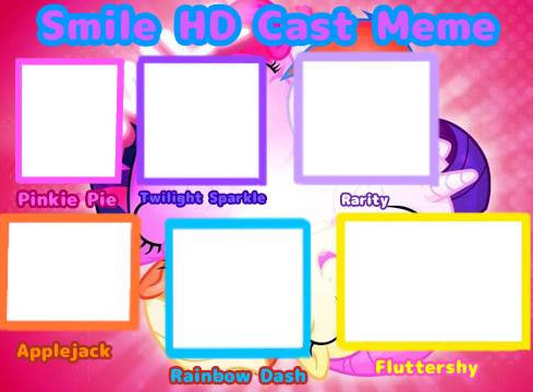 Smile hd recast meme Blank Meme Template