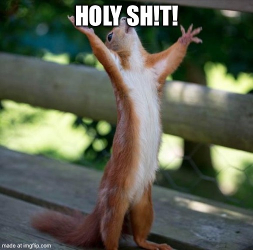 HOLY SH!T! | image tagged in finally | made w/ Imgflip meme maker
