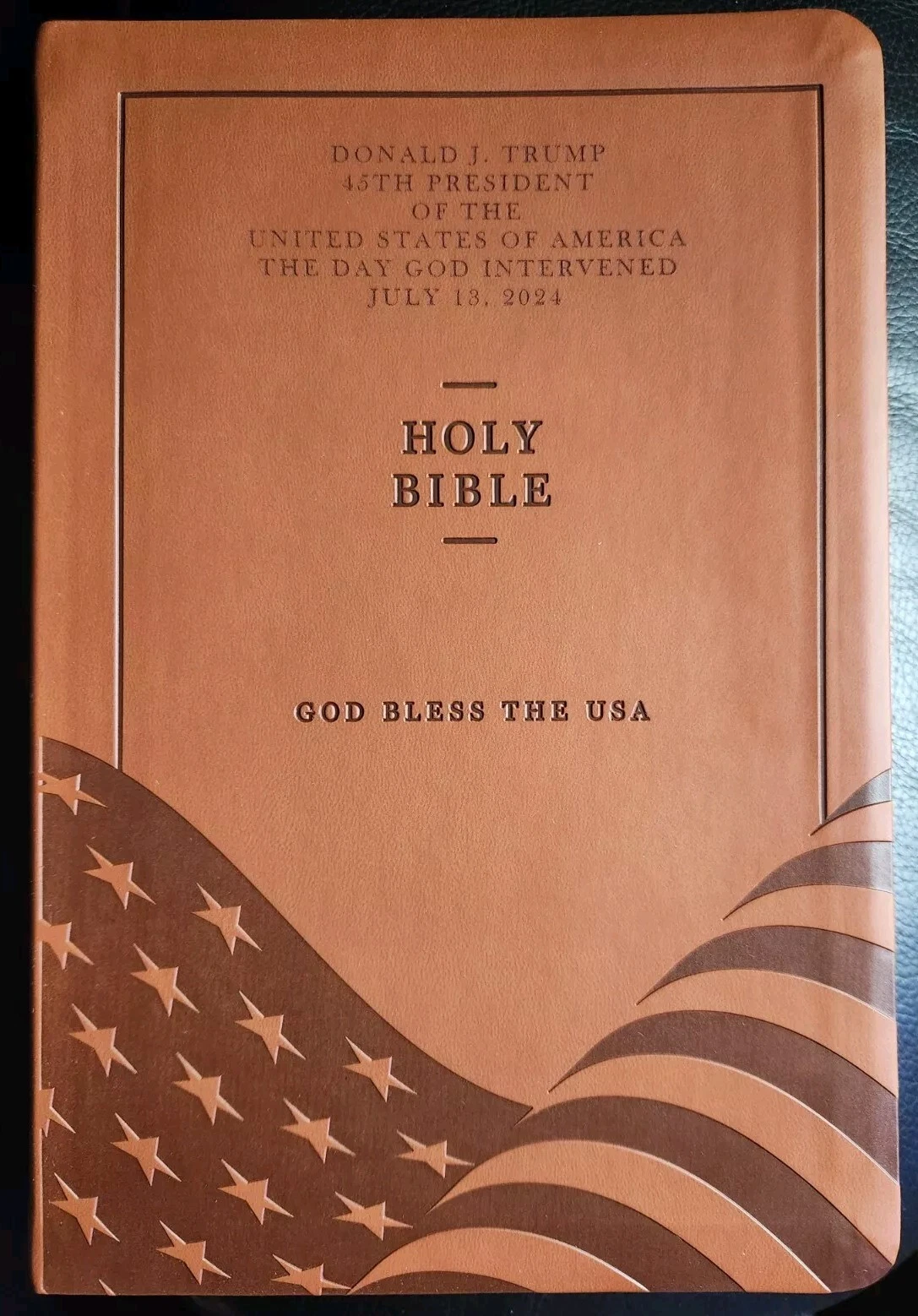Donald Trump Bible and Constitution Blank Meme Template