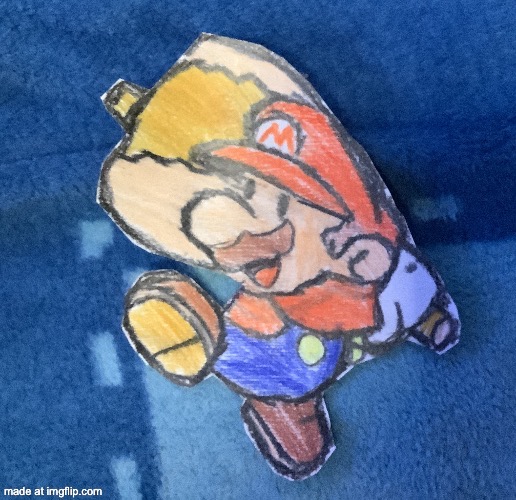 reposting this because he's beautiful (drawn and cut by me) | made w/ Imgflip meme maker