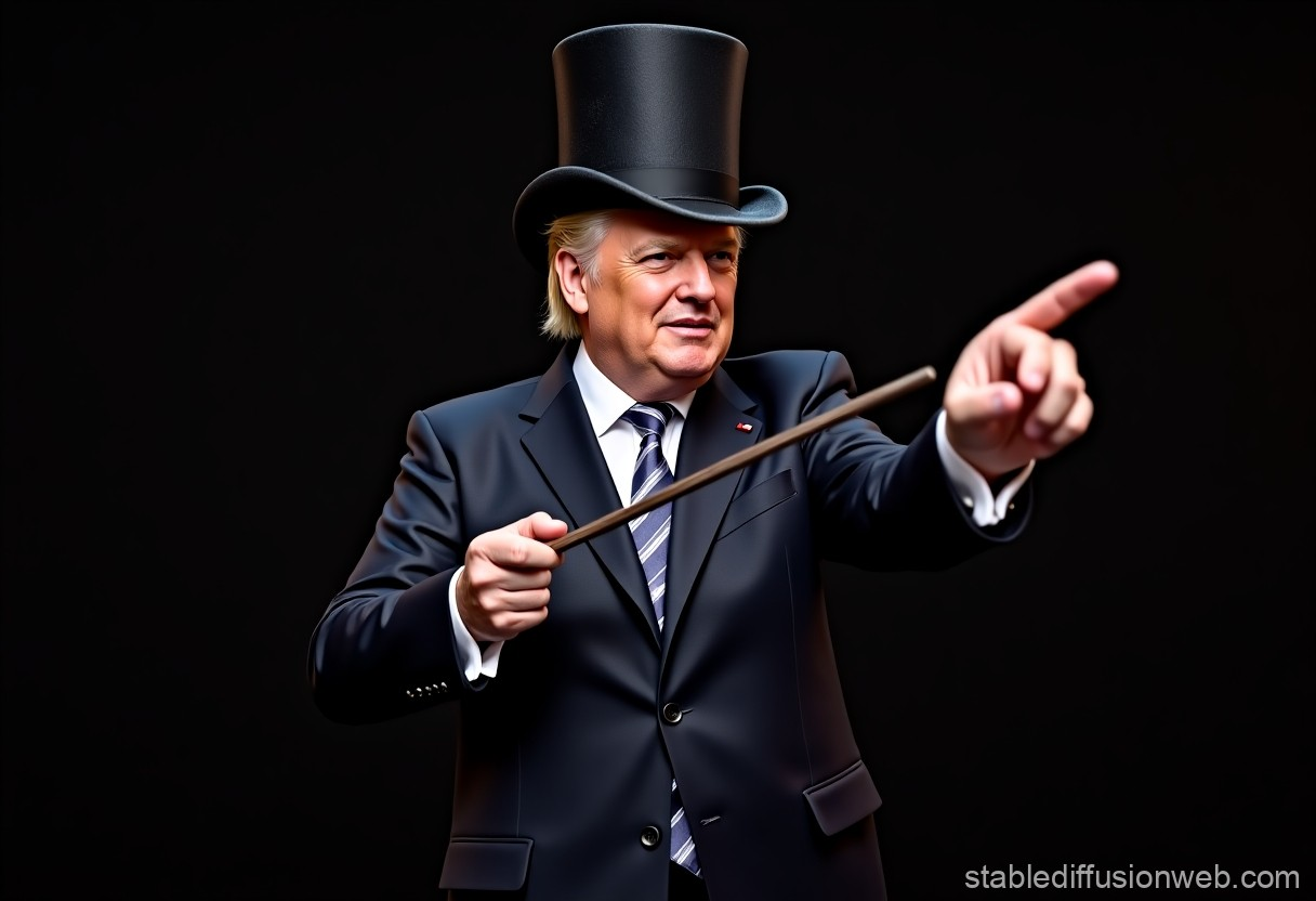 Trump Magician Blank Meme Template