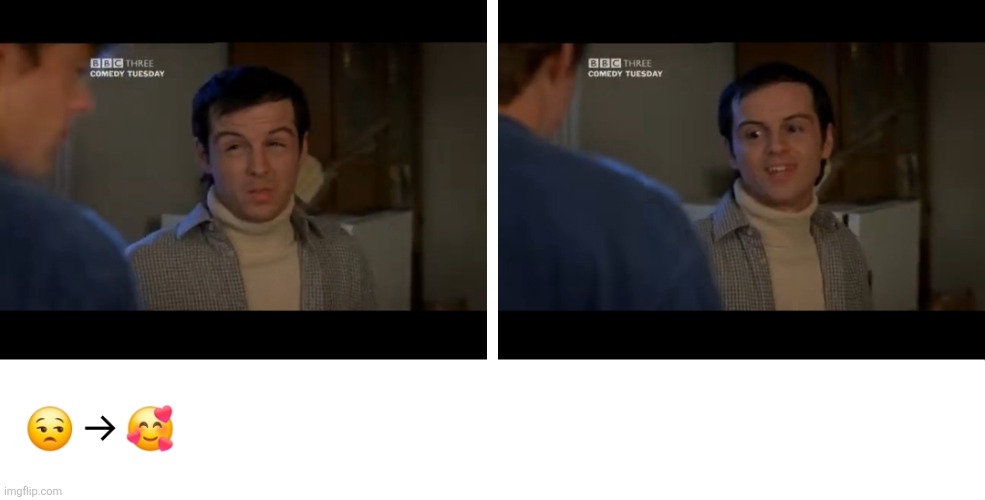 His face is so expressive | made w/ Imgflip meme maker