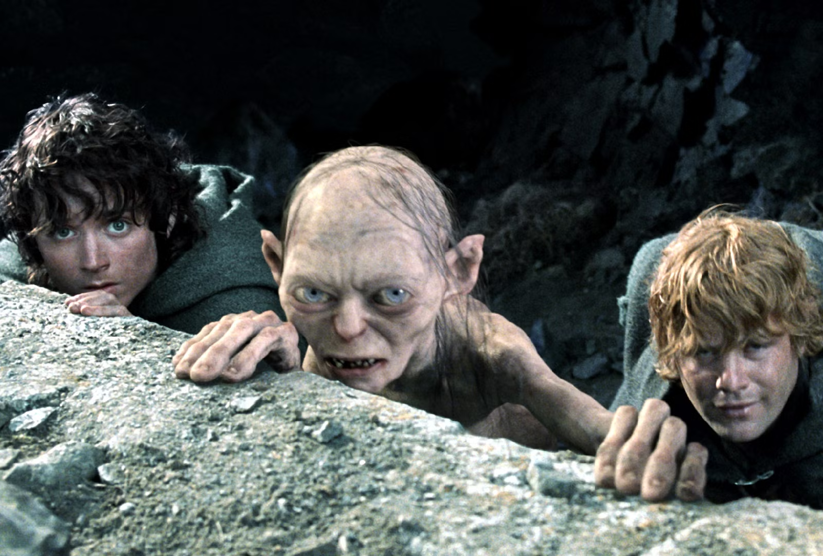 Frodo Gollum and Sam Blank Meme Template