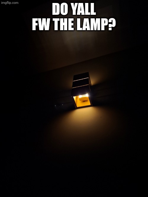 DO YALL FW THE LAMP? | made w/ Imgflip meme maker