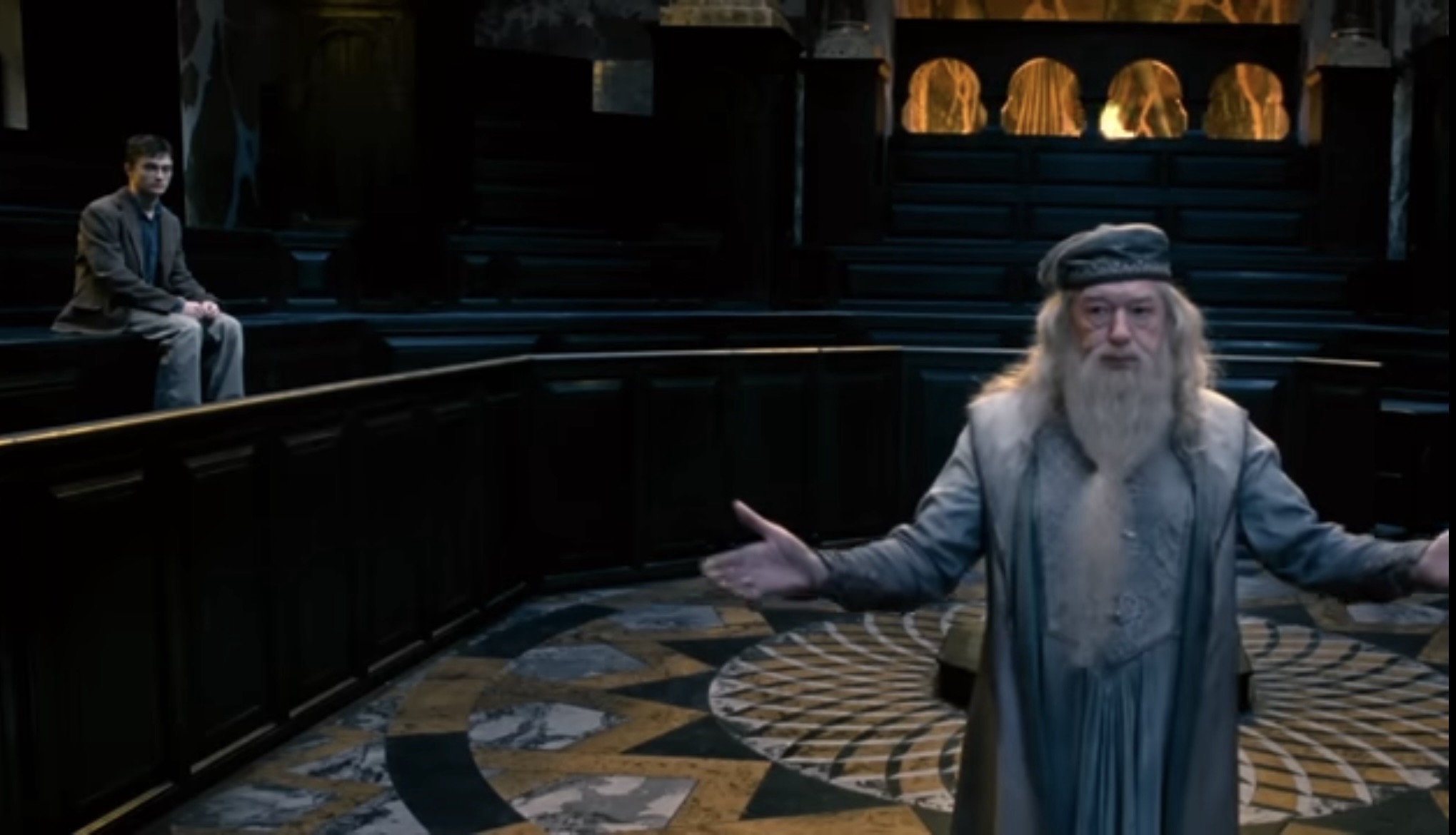 Dumbledore Defends Harry Blank Meme Template