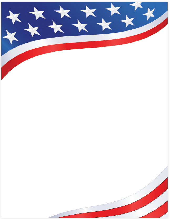 USA Letter Blank Meme Template