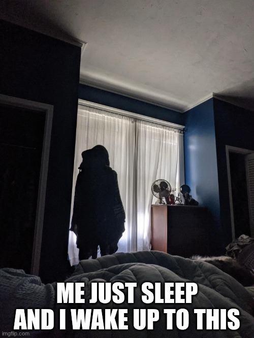 Chrisjoines1 | ME JUST SLEEP AND I WAKE UP TO THIS | image tagged in chrisjoines1,funny | made w/ Imgflip meme maker