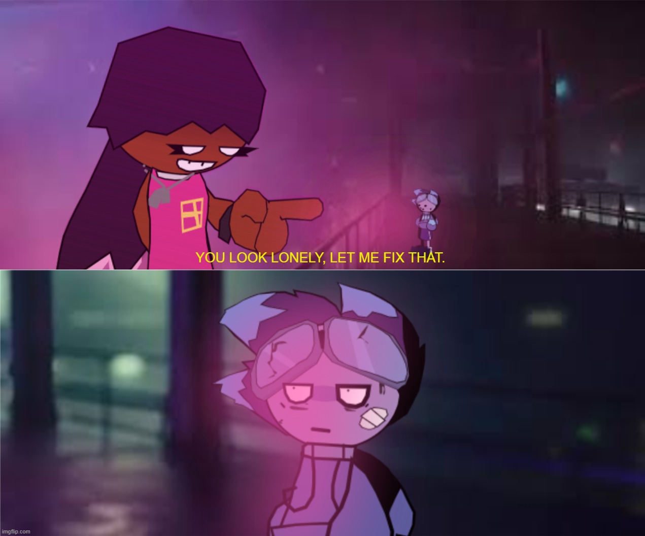 heyo folks, far from dead | YOU LOOK LONELY, LET ME FIX THAT. | made w/ Imgflip meme maker