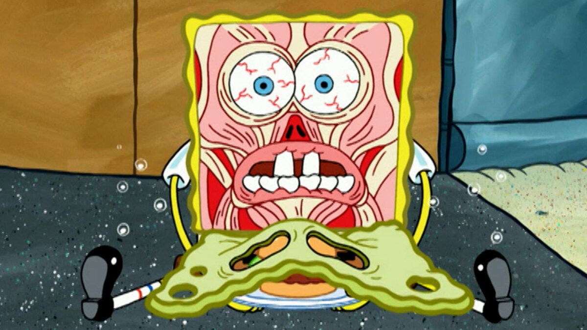 Spongebob Nightmare Fuel Blank Meme Template