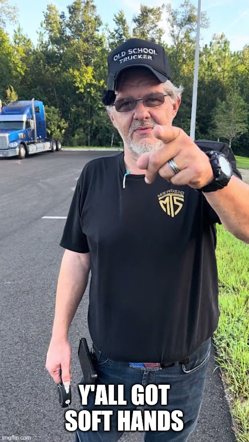 Soft Hands | Y'ALL GOT SOFT HANDS | image tagged in soft hands rob | made w/ Imgflip meme maker