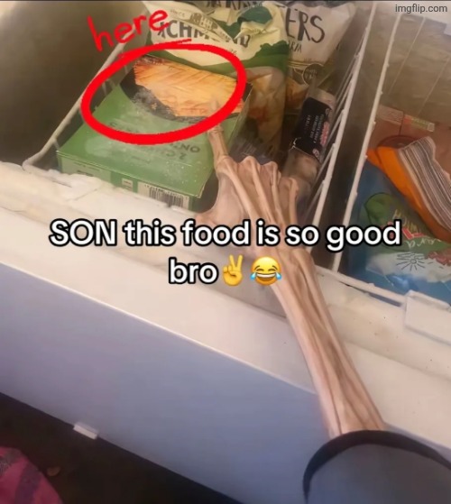 Delicious food | image tagged in yum,delicious,hand,arm,gross,meme | made w/ Imgflip meme maker