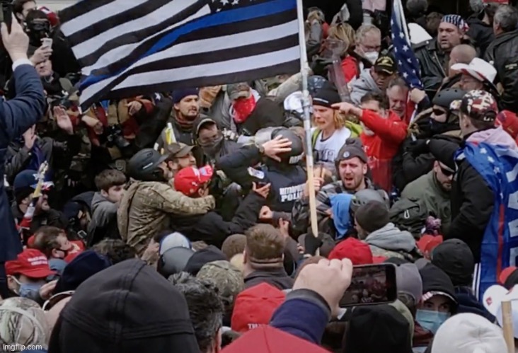 Jan 6 Blue Lives Matter hypocrites | image tagged in jan 6 blue lives matter hypocrites | made w/ Imgflip meme maker