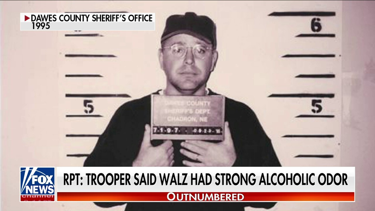 Tim Walz 1995 mug shot Blank Meme Template