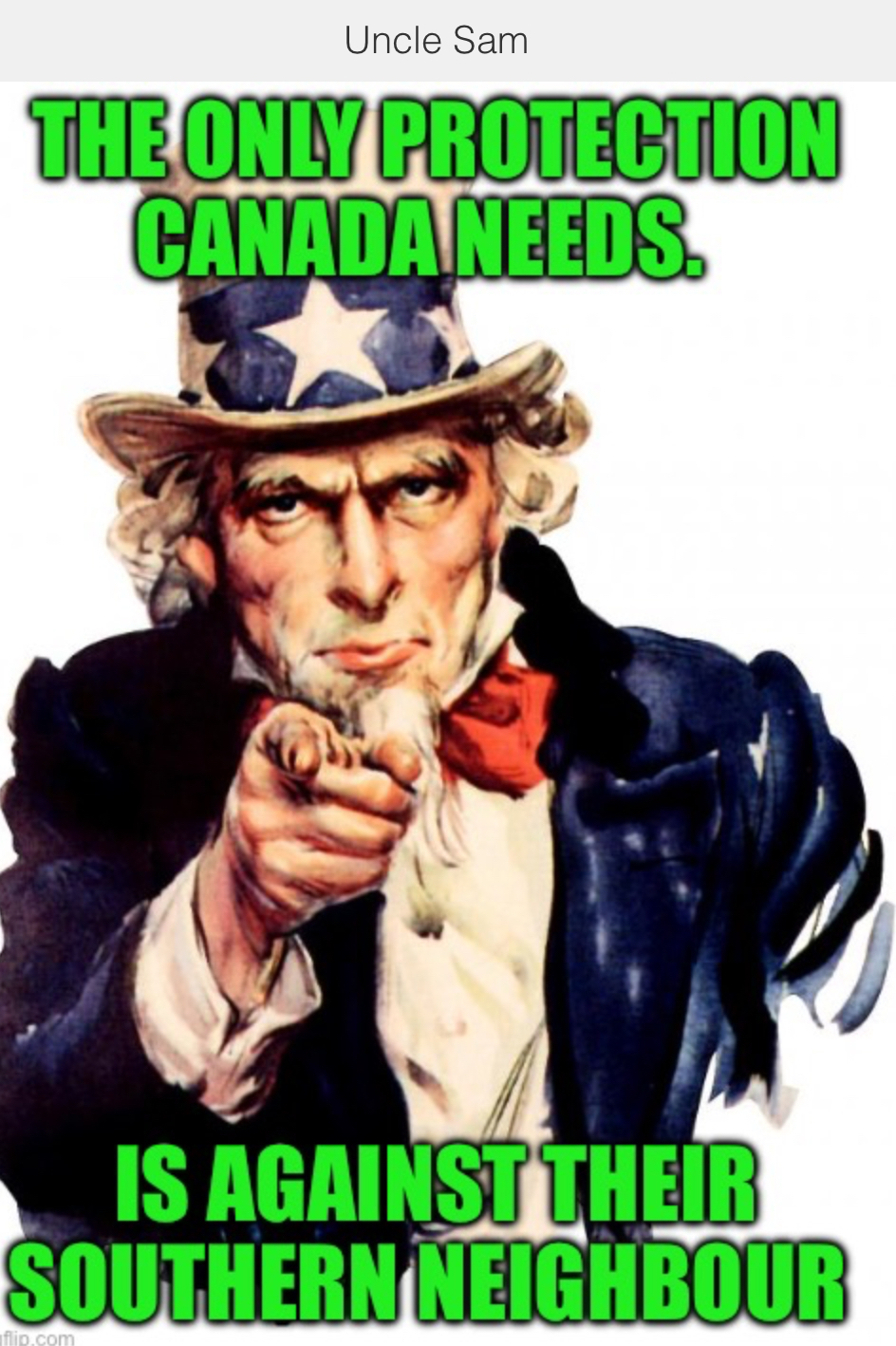 Uncle sam Blank Meme Template