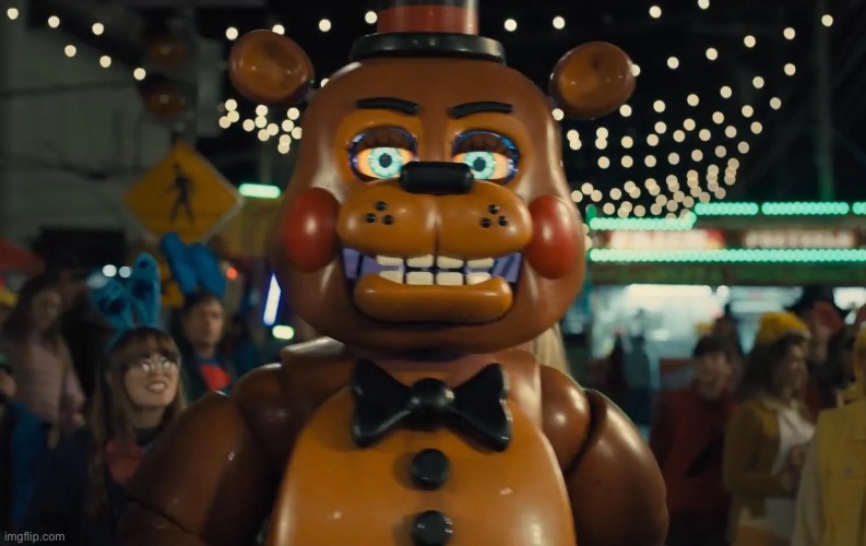 toy freddy walking | image tagged in toy freddy walking | made w/ Imgflip meme maker