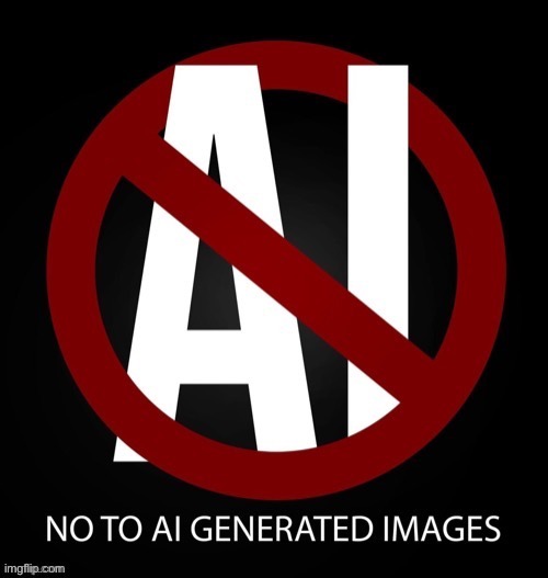 No to ai images | image tagged in no to ai images | made w/ Imgflip meme maker
