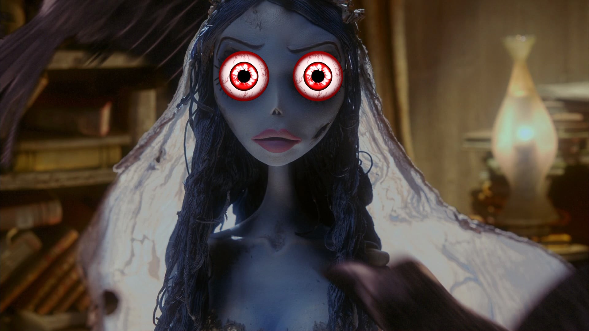 Horror Emily the Corpse Bride Blank Meme Template