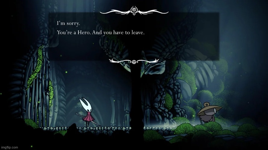 this secret silksong ending is kind of a bummer | made w/ Imgflip meme maker