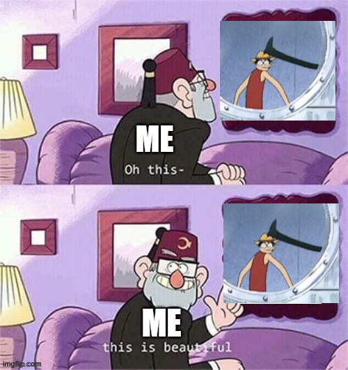Comment if you're a fellow One Piece fan | ME; ME | image tagged in oh this this beautiful blank template | made w/ Imgflip meme maker