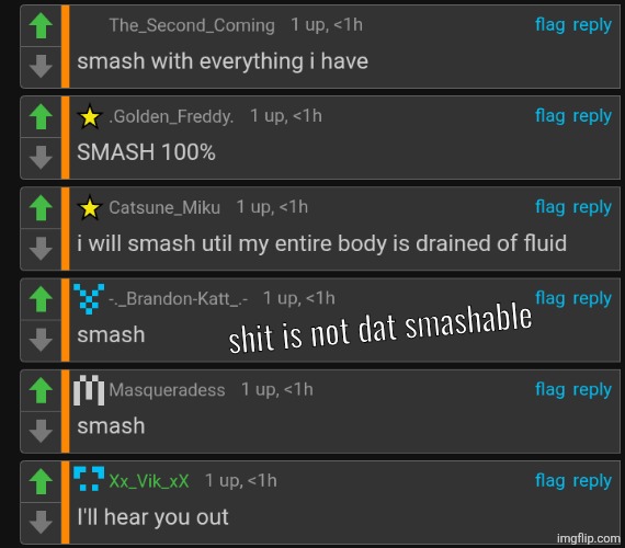 shit is not dat smashable | made w/ Imgflip meme maker
