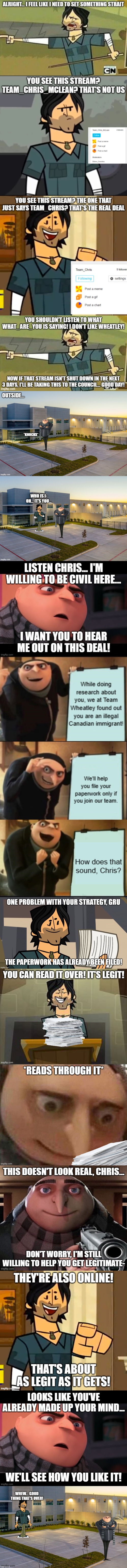 The Chris McLean Saga Remastered (Part 1) | made w/ Imgflip meme maker