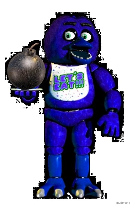 blue chica | made w/ Imgflip meme maker