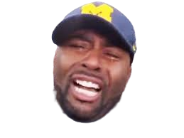 Sherrone Moore crying Blank Meme Template