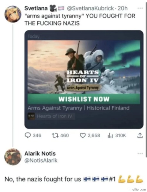 W Finland | made w/ Imgflip meme maker