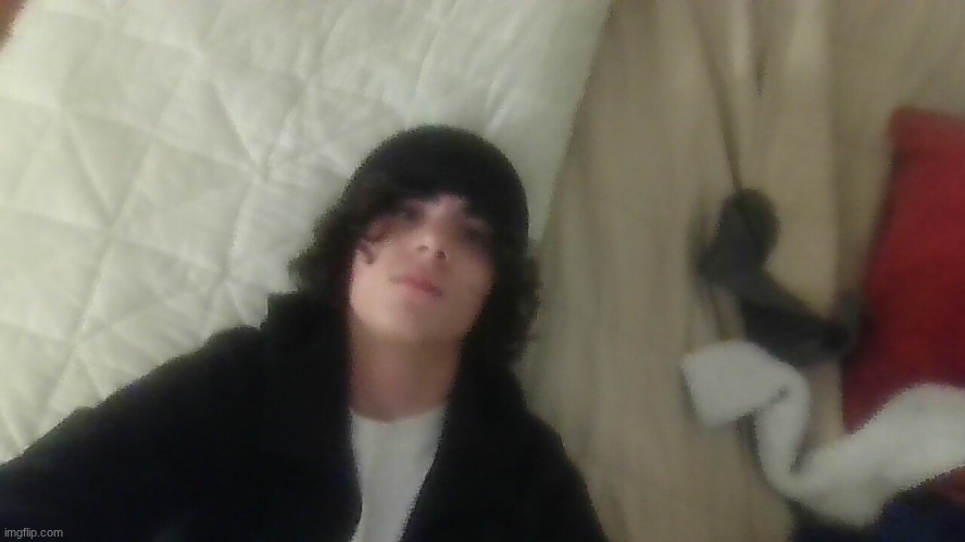 Who rocks the beanie better? | image tagged in me or morphine | made w/ Imgflip meme maker