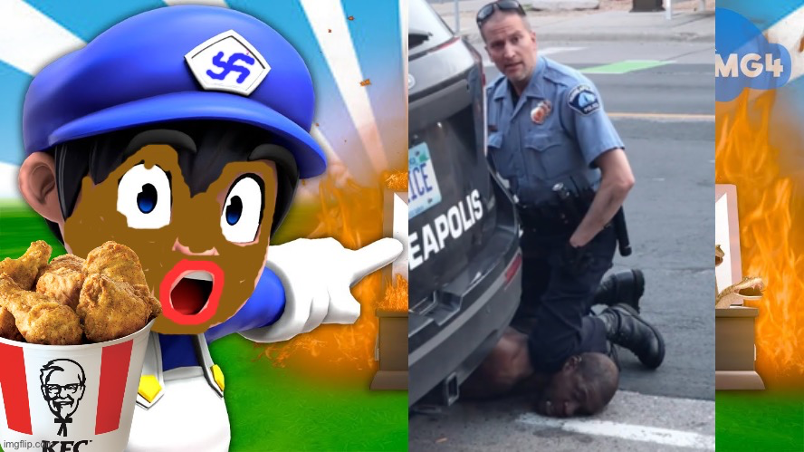 Fuggen black people o algo *BRAP* Blank Meme Template