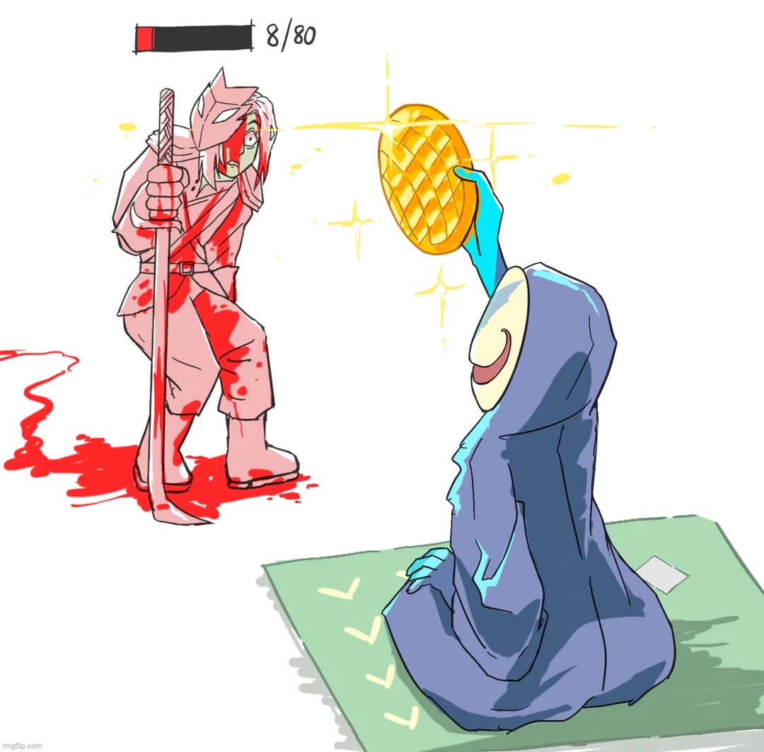 The run-saving waffle | made w/ Imgflip meme maker