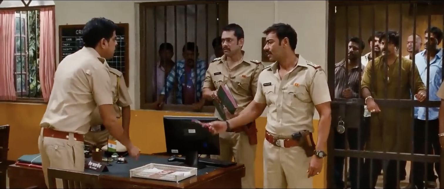 Singham writing Blank Meme Template