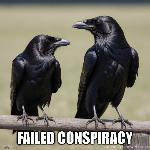 Blame English, not me (pt3) | FAILED CONSPIRACY | image tagged in raven | made w/ Imgflip meme maker
