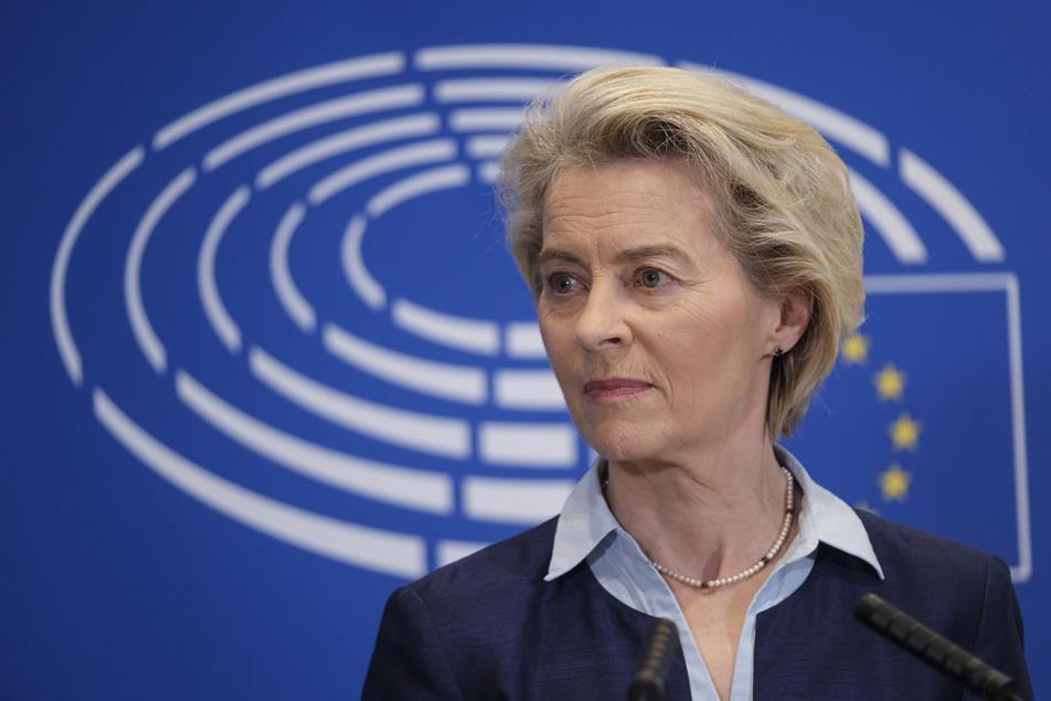 High Quality Von der Leyen Blank Meme Template