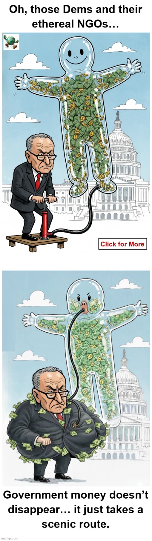 Where does government grant money really go, and who ends up profiting politically? | image tagged in maga,conservative,big government | made w/ Imgflip meme maker