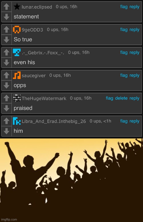 WOOOOO | image tagged in celebration | made w/ Imgflip meme maker