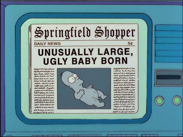 Unusually large, ugly baby born Blank Meme Template