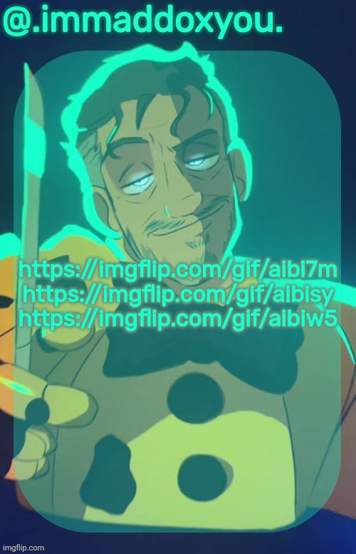 memeplugs | https://imgflip.com/gif/aibi7m
https://imgflip.com/gif/aibisy
https://imgflip.com/gif/aibiw5 | image tagged in mr afton | made w/ Imgflip meme maker