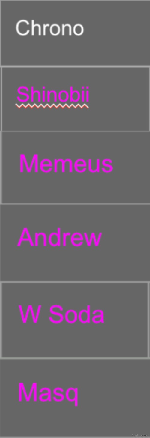 Save 2 (w soda is Watersoda) | image tagged in voting game s16 | made w/ Imgflip meme maker