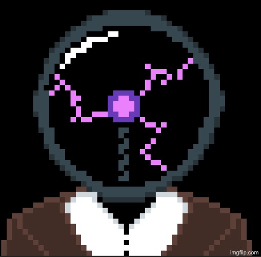 Miss Crystalline Plasma (plasma ball head) | made w/ Imgflip meme maker