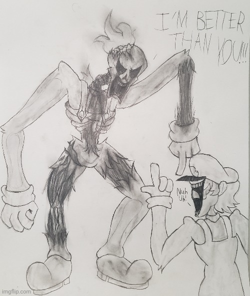 Burnt ahh skeletor VS PlayStation135 | image tagged in horrorbrew,mario mix,drawing | made w/ Imgflip meme maker