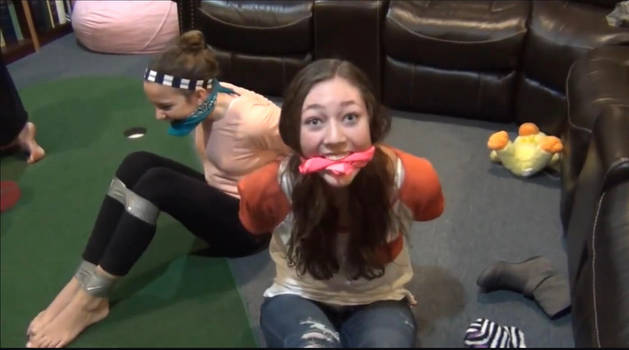 2 people tied near each other Blank Meme Template