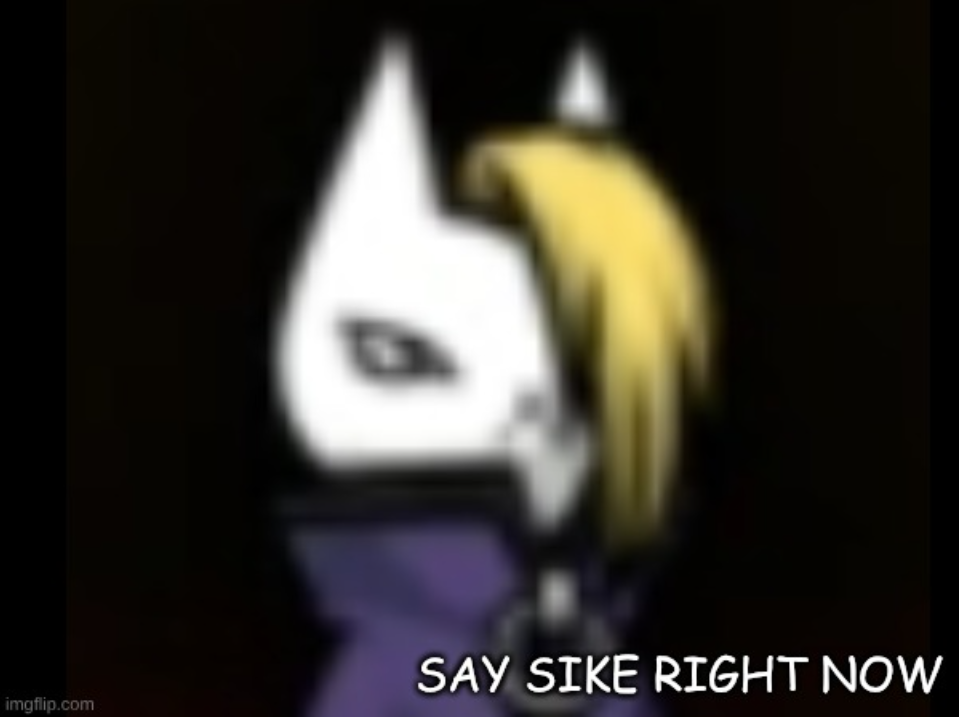 High Quality Izanagi say sike right now Blank Meme Template
