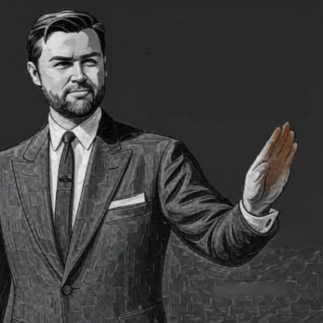 JD Vance poop hand Blank Meme Template