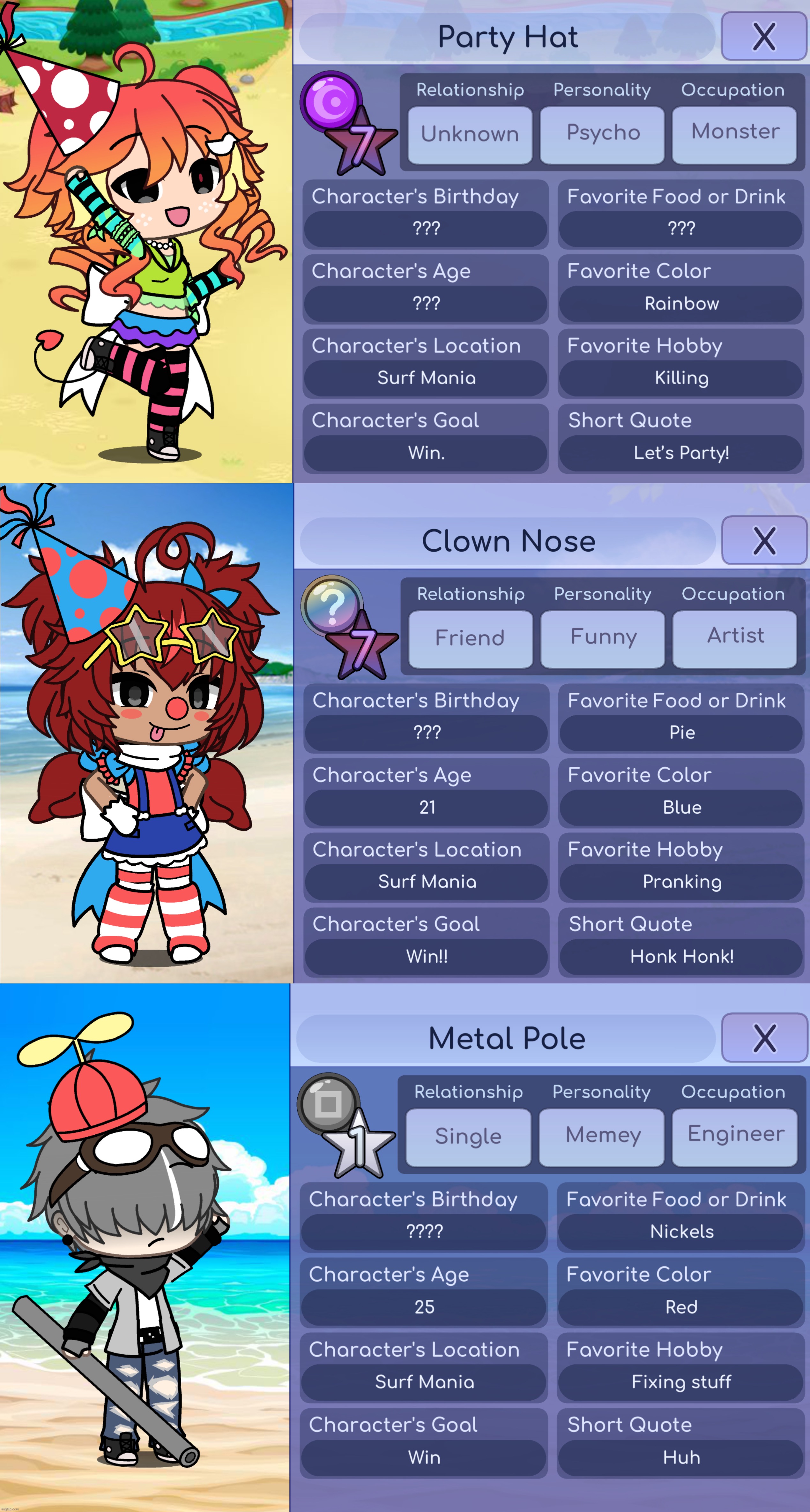 Turning my object ocs into gacha pt1 | made w/ Imgflip meme maker