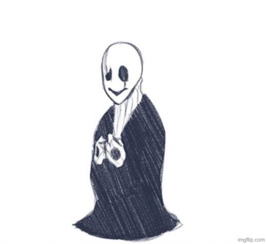 Contemplating Gaster | image tagged in contemplating gaster | made w/ Imgflip meme maker