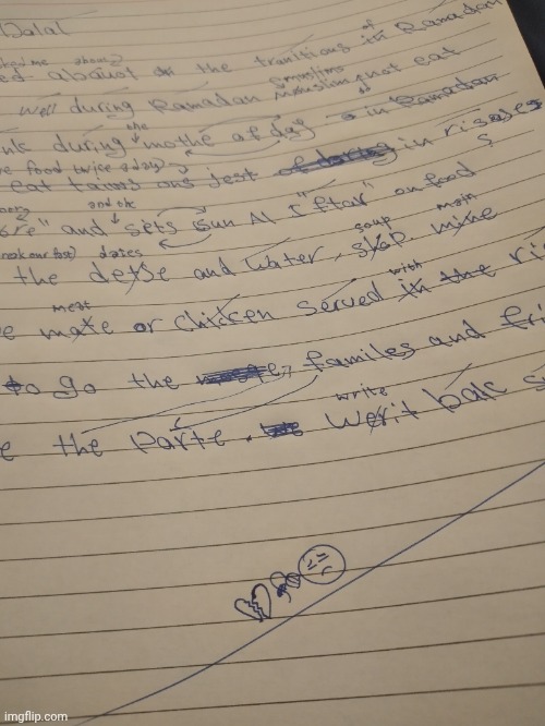 My older sis Eenglisch so bad even I used the combination instead of sum "F-" | image tagged in english | made w/ Imgflip meme maker