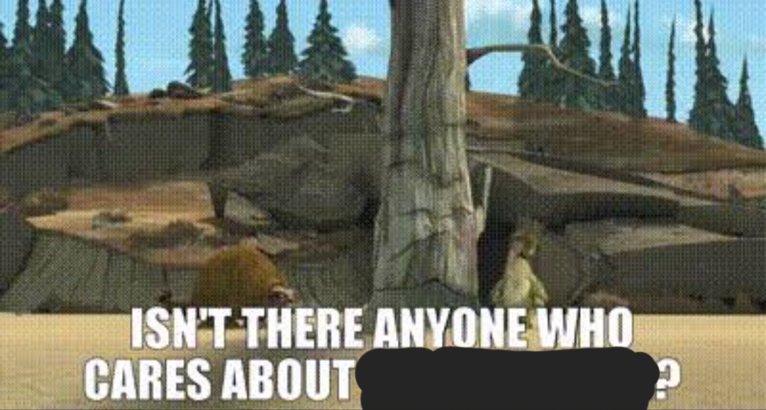 Isn't there anyone who cares for X? Blank Meme Template